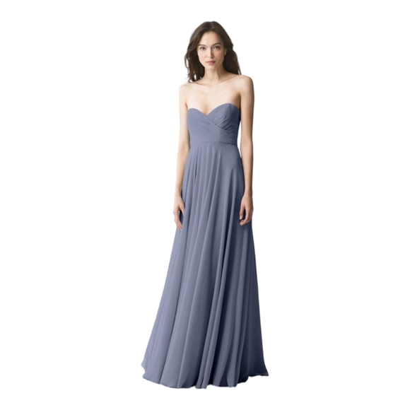 Jenny Yoo Dresses & Skirts - Jenny Yoo Adeline Peri Blue Gray Style 1781 Maxi Dress Size 6